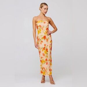 RESA - Anna Slip Dress in Ginger